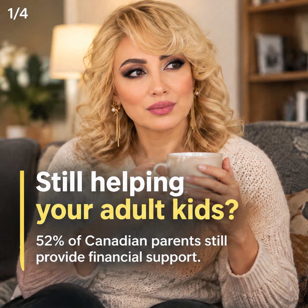 51% of Canadian Parents Still Help Adult Kids—Here’s How to Give Without Jeopardizing Your Future